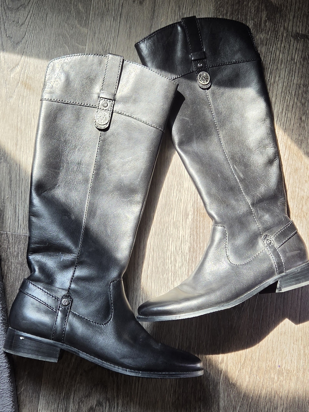 AK Anne Klein Calantha knee-high riding boots